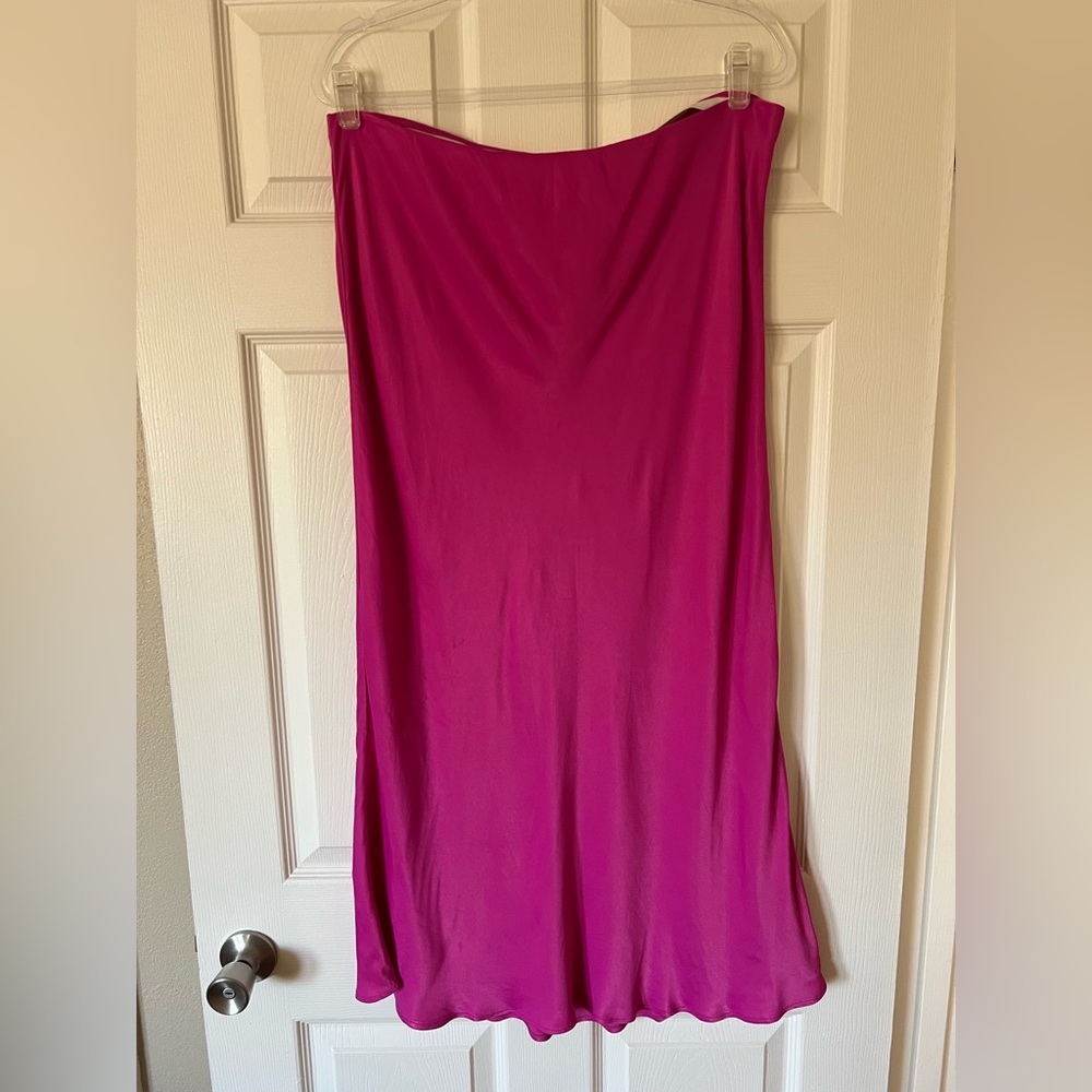 Anthropologie Tilda Midi Slip Skirt - Picture 4 of 6